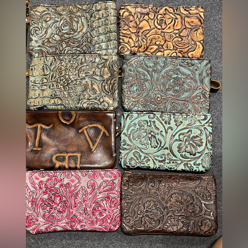 Hand tooled Leather all brand new never been used !!